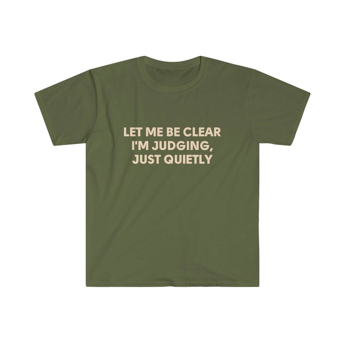 Just Quietly Unisex Softstyle T-Shirt - Tee and Jeans