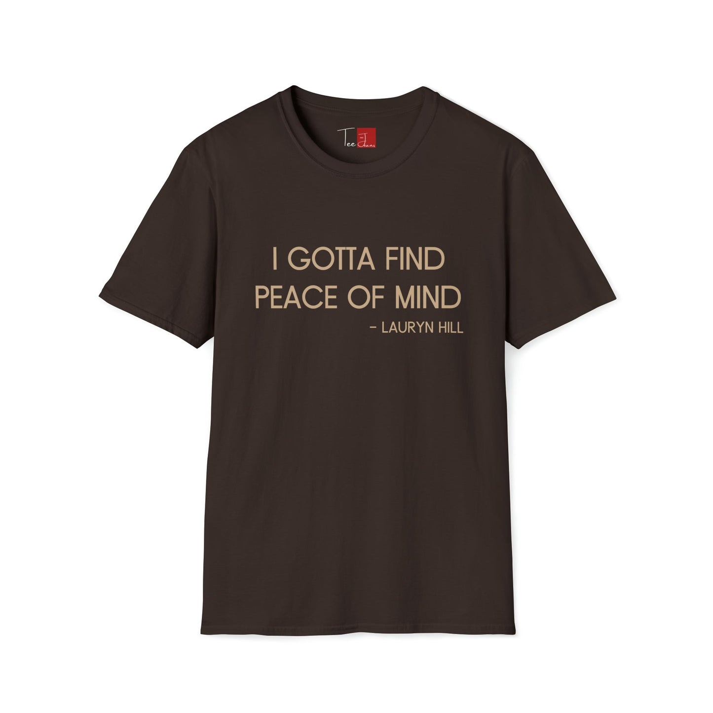 Peace Of Mind Unisex Softstyle T-Shirt - Tee and Jeans