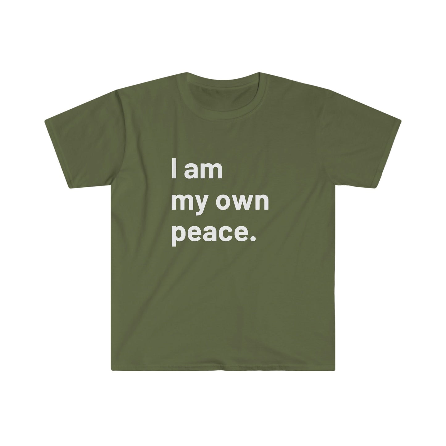 My Own Peace Unisex Softstyle T-Shirt - Tee and Jeans