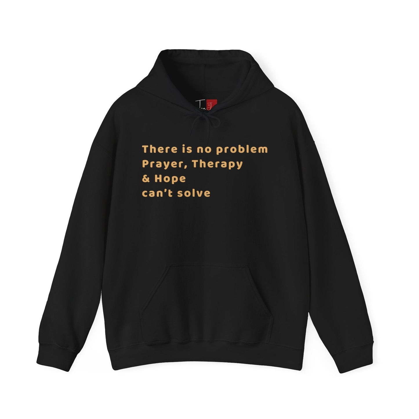 No Problem Prayer, Therapy and Hope Can't Solve Hooded Sweatshirt - Tee and Jeans