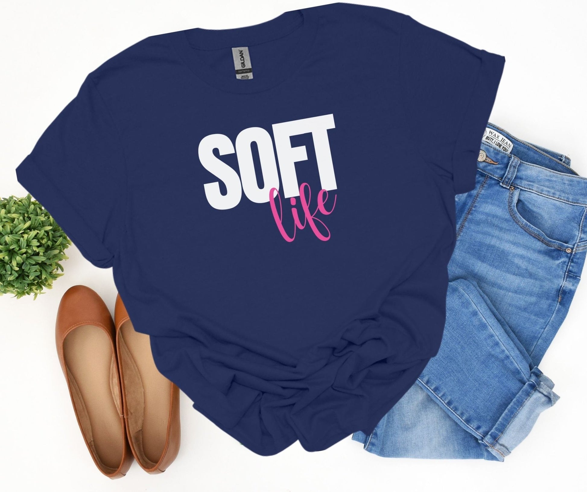 Soft Life T-shirt - Tee and Jeans