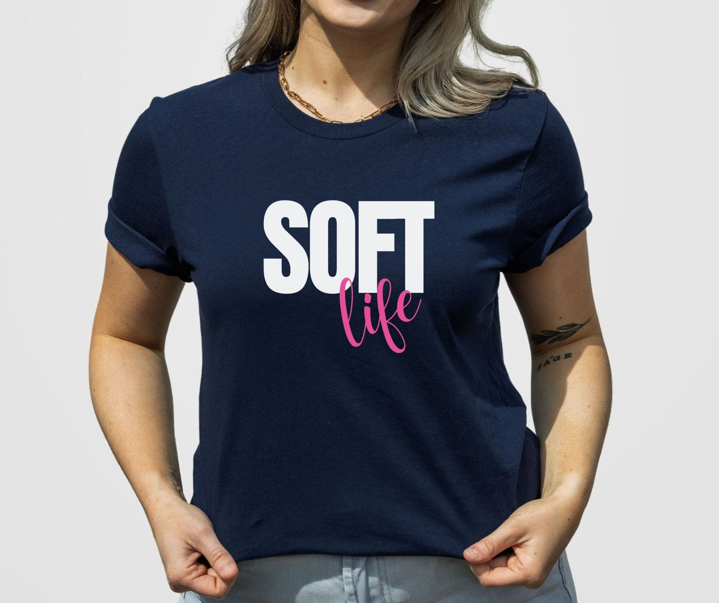 Soft Life T-shirt - Tee and Jeans