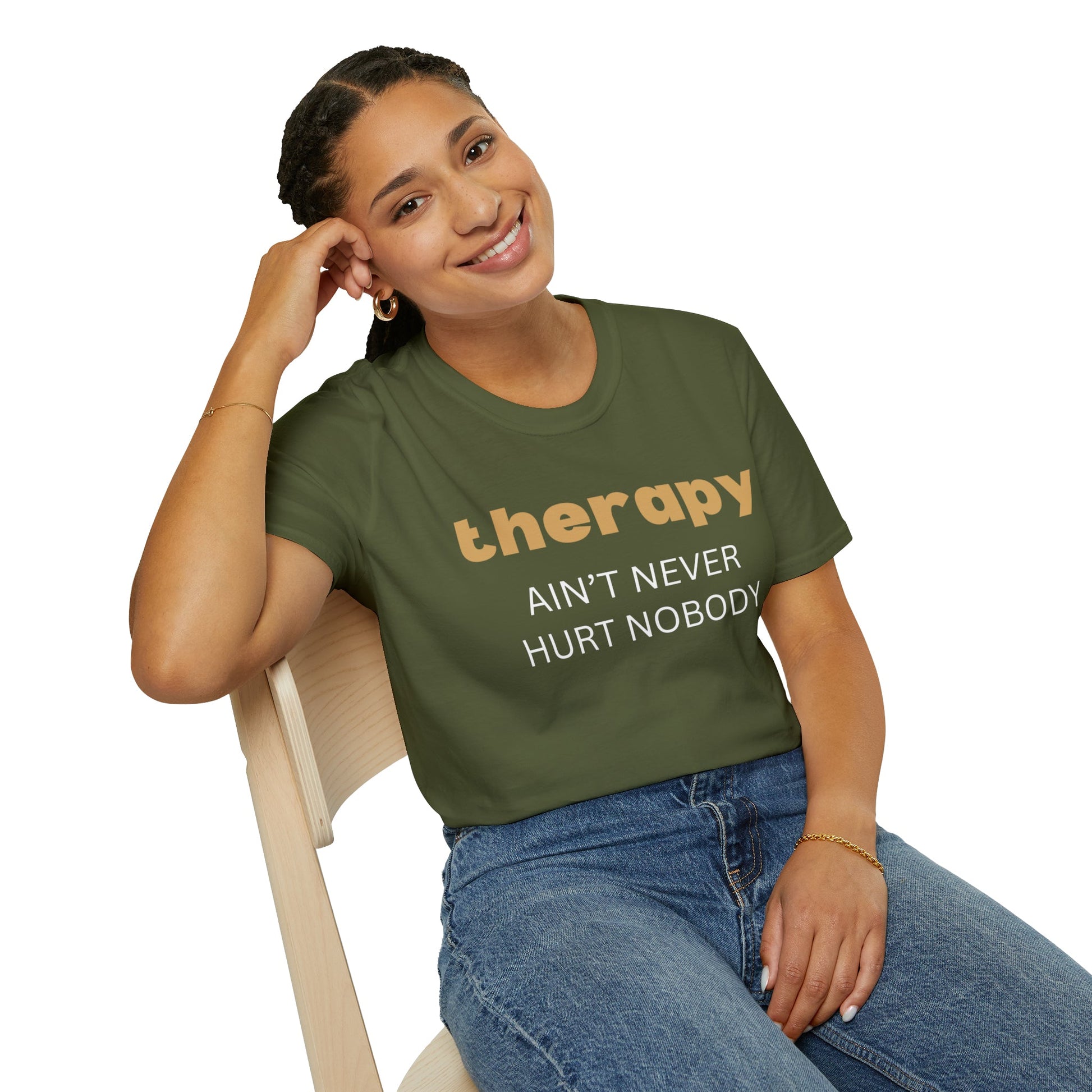 Therapy Ain't never hurt nobody T-Shirt - Tee and Jeans